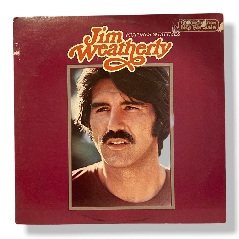 Rare and Classic Jim Weatherly Vinyl LP Album Pictures & Rhymes
